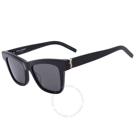 ysl slm106|Saint Laurent Polarized Grey Square Ladies Sunglasses SL.